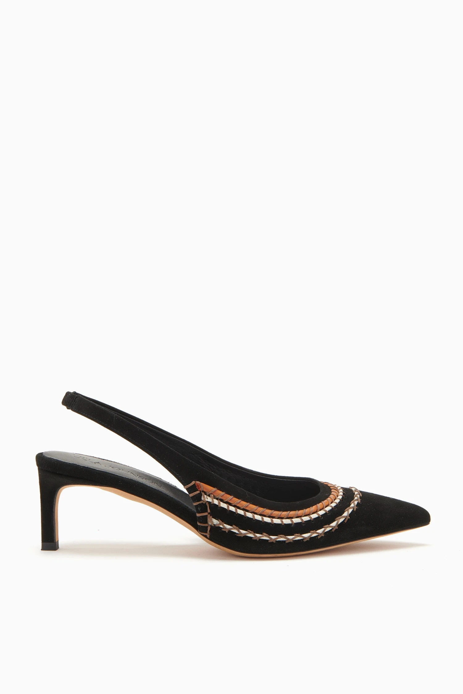 ULLA JOHNSON Antonia Sling Back - Noir 3 ULLA JOHNSON Antonia Sling Back - Noir