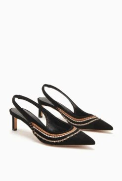 ULLA JOHNSON Antonia Sling Back - Noir 9 ULLA JOHNSON Antonia Sling Back - Noir -fashion store FA231008 SLINGBACKWITHSTITCHDETAIL NOIR d r web df90d8e8 372c 48b8 81d1 6ca905bf6c18