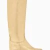 ULLA JOHNSON Ninia Riding Boot - Gold -fashion store FA231018 NINIARIDINGBOOT GOLD a r web