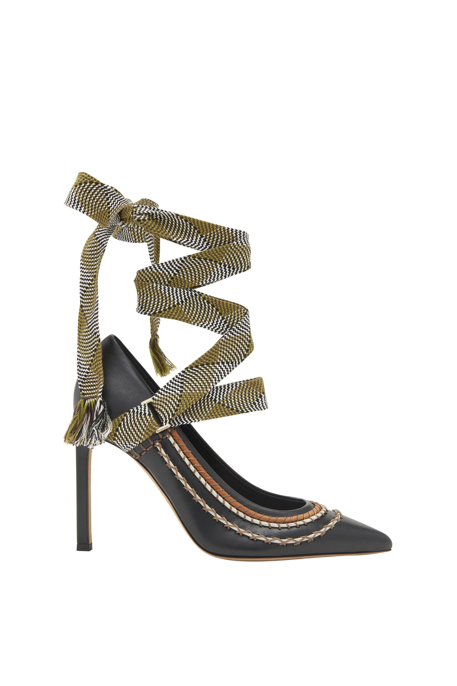 ULLA JOHNSON Salma Ribbon High Heel - Noir 3 ULLA JOHNSON Salma Ribbon High Heel - Noir