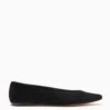 ULLA JOHNSON Arlo Ballet Flat - Noir -fashion store FA231029 ARLOBALLETFLAT NOIR a r web