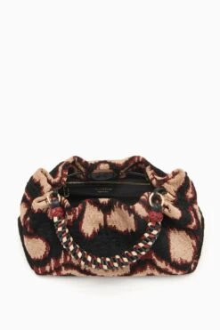 ULLA JOHNSON Remy Soft Convertible Clutch - Obsidian -fashion store FA231111 REMYSOFTCONVERTIBLECLUTCH GEOJACQUARD d r web