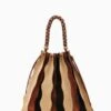 ULLA JOHNSON Adria Large Pleated Wave Bag - Dune Colorblock -fashion store FA231125 ADRIALARGEPLEATEDWAVEBAG SIERRACOLORBLOCK d r web