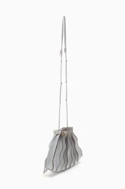 ULLA JOHNSON Adria Small Pleated Wave Bag - Agave -fashion store FA231126 ADRIASMALLPLEATEDWAVEBAG AGAVE b r web