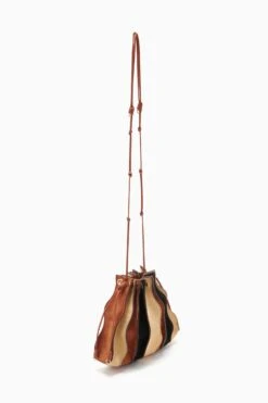 ULLA JOHNSON Adria Small Pleated Wave Bag - Dune Colorblock -fashion store FA231128 ADRIASMALLPLEATEDWAVEBAG SIERRACOLORBLOCK b r web