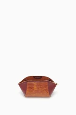 ULLA JOHNSON Imogen Large Make-Up Pouch - Sierra Lizard -fashion store FA231312 IMOGENLARGEMAKEUPPOUCH SIERRALIZARD d r web