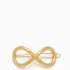 ULLA JOHNSON Hand Hammered Hair Clip - Brass -fashion store MandisaHairClip Brass a r web