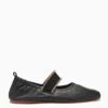 ULLA JOHNSON Eliza Elastic Ballet Flat - Noir -fashion store PF231009 ElasticBallet Noir a r web