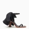 ULLA JOHNSON Lina Bow High Heel - Noir -fashion store PF231013 LinaBowHighHeel NOIR a r web