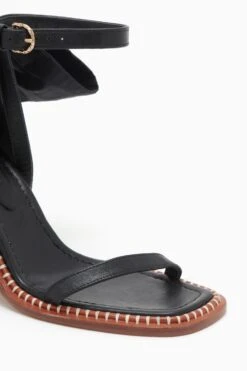 ULLA JOHNSON Lina Bow High Heel - Noir -fashion store PF231013 LinaBowHighHeel NOIR c r web