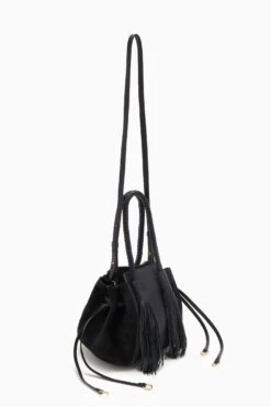 ULLA JOHNSON Gio Leather Bag - Midnight 9 ULLA JOHNSON Gio Leather Bag - Midnight -fashion store PF231105 GioLeatherBag MIDNIGHT b r web