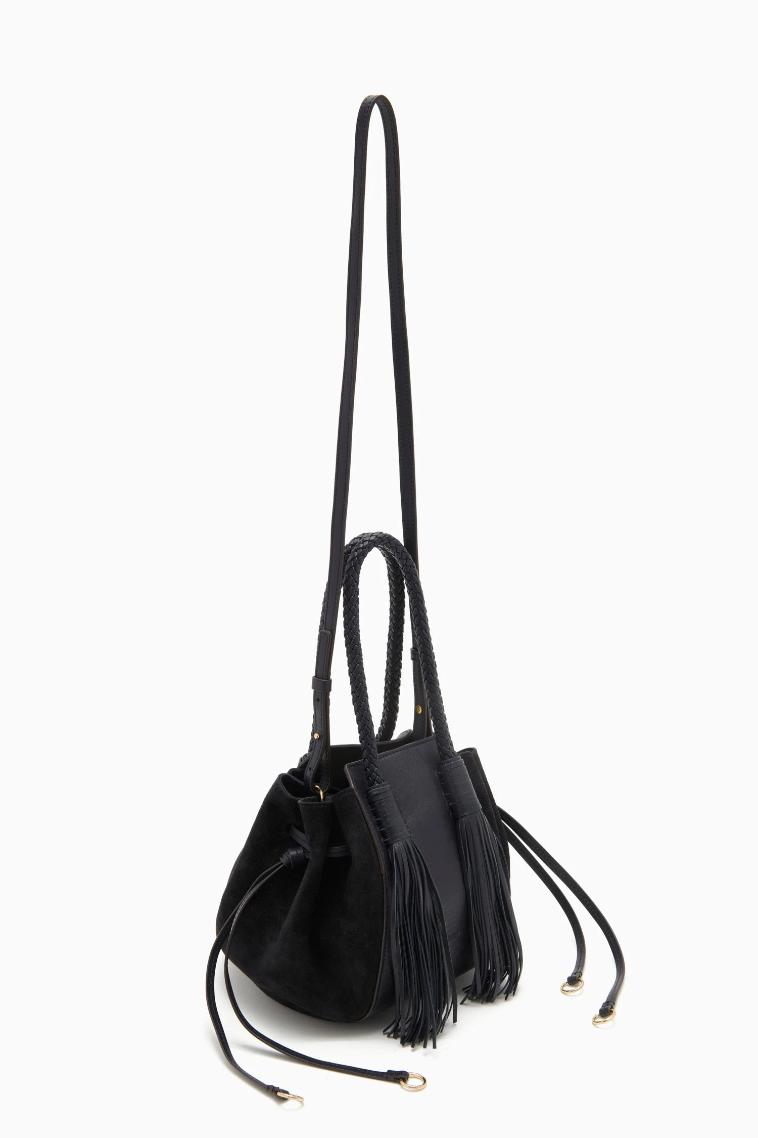 ULLA JOHNSON Gio Leather Bag - Midnight 5 ULLA JOHNSON Gio Leather Bag - Midnight - Image 3