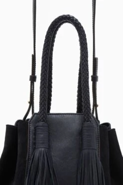 ULLA JOHNSON Gio Leather Bag - Midnight 10 ULLA JOHNSON Gio Leather Bag - Midnight -fashion store PF231105 GioLeatherBag MIDNIGHT c r web