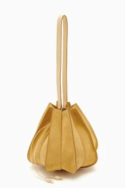 ULLA JOHNSON Lotus Flower Large Bag - Transparent Yellow -fashion store PF231110 LotusFlowerLargeBag TRANSPARENTYELLOW b r web