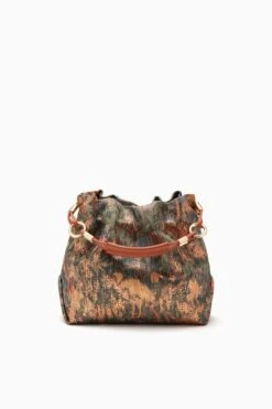 ULLA JOHNSON Remy Mini Handbag - Woodland 10 ULLA JOHNSON Remy Mini Handbag - Woodland -fashion store PF231114 RemyMiniHandbag Jacquard b r web