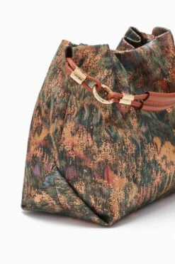 ULLA JOHNSON Remy Mini Handbag - Woodland 12 ULLA JOHNSON Remy Mini Handbag - Woodland -fashion store PF231114 RemyMiniHandbag Jacquard d r web