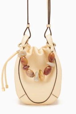 ULLA JOHNSON Lee Pouch - Transparent Yellow -fashion store PF231115 LeePouch TransparentYellow c r web