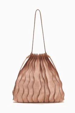 fashion store -fashion store PF231122 LargePleatedBag Nude a r web