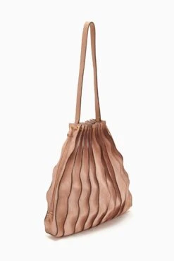 ULLA JOHNSON Adria Large Pleated Wave Bag - Blush -fashion store PF231122 LargePleatedBag Nude b r web