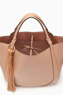 ULLA JOHNSON Albers Tote - Blush -fashion store PF231130 AlbersTote Nude d r web