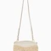 ULLA JOHNSON Maya Raffia Crossbody - Natural -fashion store PF231137 RaffiaDoubleConvertiblePouch Natural a r web