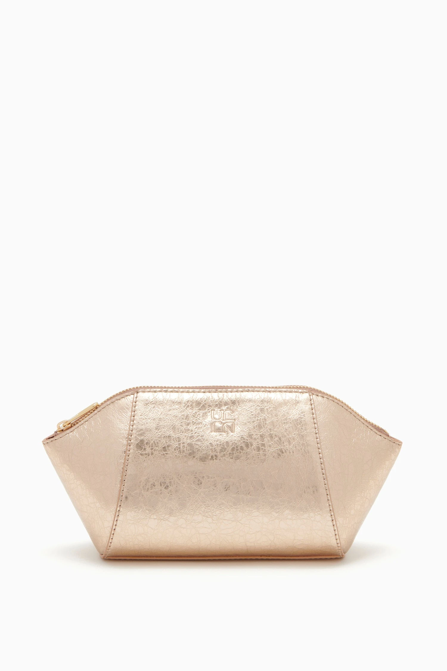 ULLA JOHNSON Imogen Large Makeup Pouch - Champagne 3 ULLA JOHNSON Imogen Large Makeup Pouch - Champagne