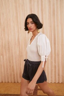 ULLA JOHNSON Pia Top - Oatmeal -fashion store SHOT 137 0188 ulla johnson white pia top oatmeal UJ99 view 1