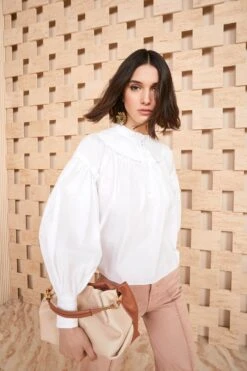 ULLA JOHNSON Marika Blouse - Blanc