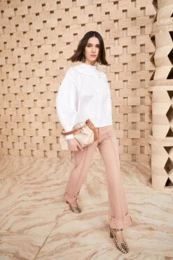 ULLA JOHNSON Marika Blouse - Blanc -fashion store SHOT 165 0094 ULLA JOHNSON MARIKA BLOUSE BLANC UJ990208 view 1