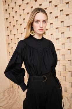 ULLA JOHNSON Marika Blouse - Noir