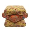 ULLA JOHNSON Wild Hibiscus Printed Pouf - Calla Lily -fashion store UJ Pouf web