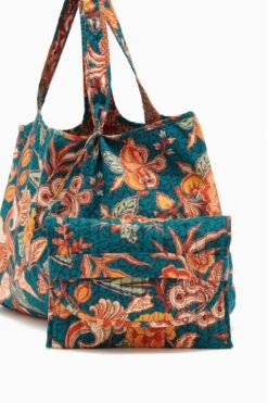 ULLA JOHNSON Kamari Tote - Delphinium -fashion store UJ991102 KamariTote DELPHINIUM c r web