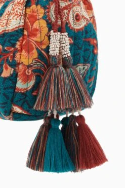 ULLA JOHNSON Priya Makeup Bag - Delphinium -fashion store UJ991330 PriyaMakeupBag DELPHINIUM c r web