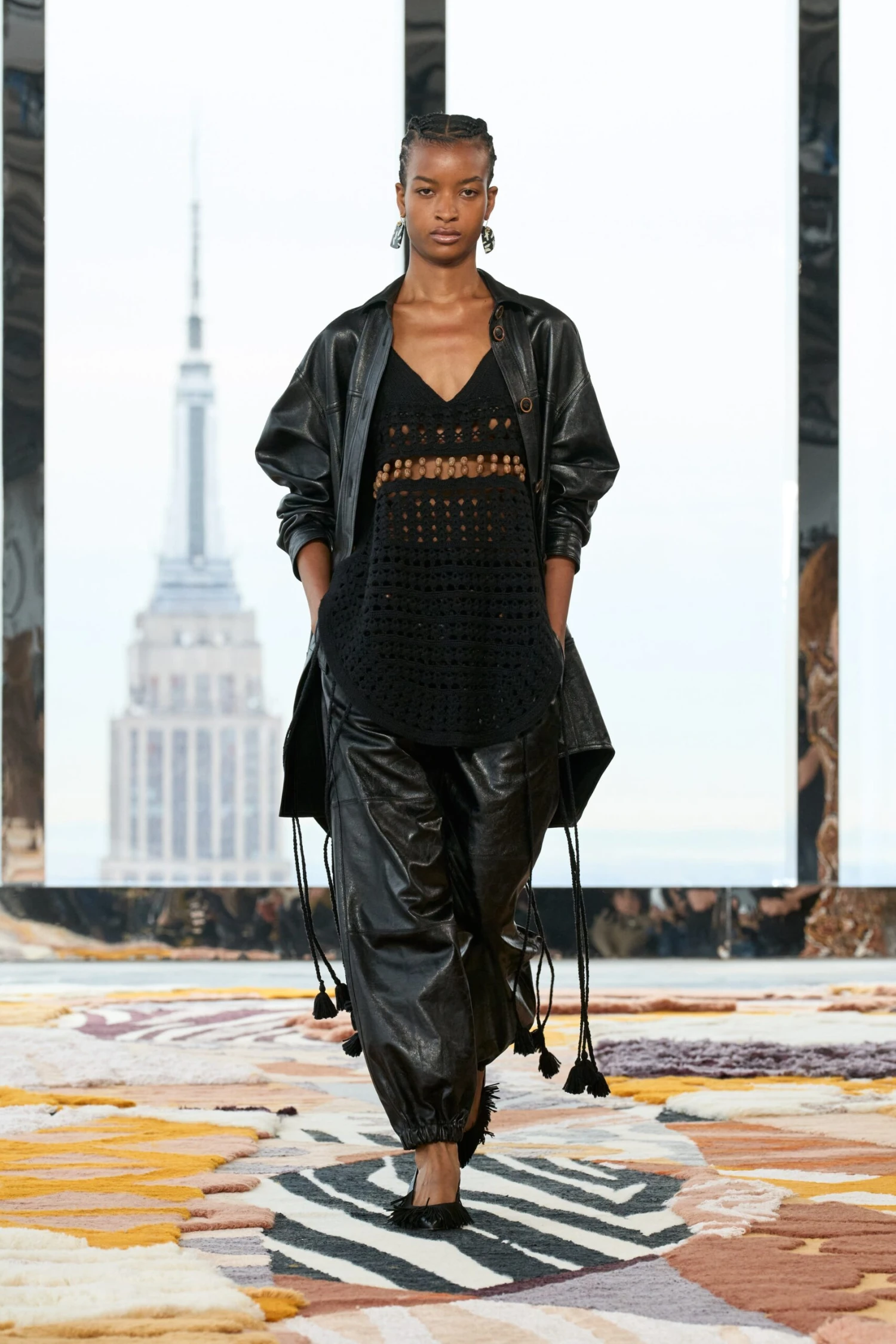 ULLA JOHNSON Apollo Jacket - Noir 8 ULLA JOHNSON Apollo Jacket - Noir - Image 6