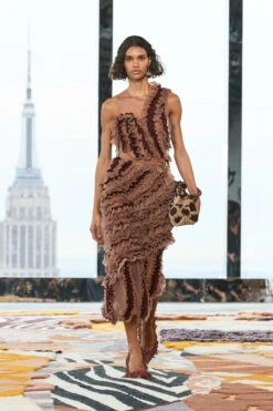 ULLA JOHNSON Sarafina Skirt - Umber -fashion store UJ AW23 49 Filippo bfcfef40 f694 4a45 8f98 abbae17d66b0