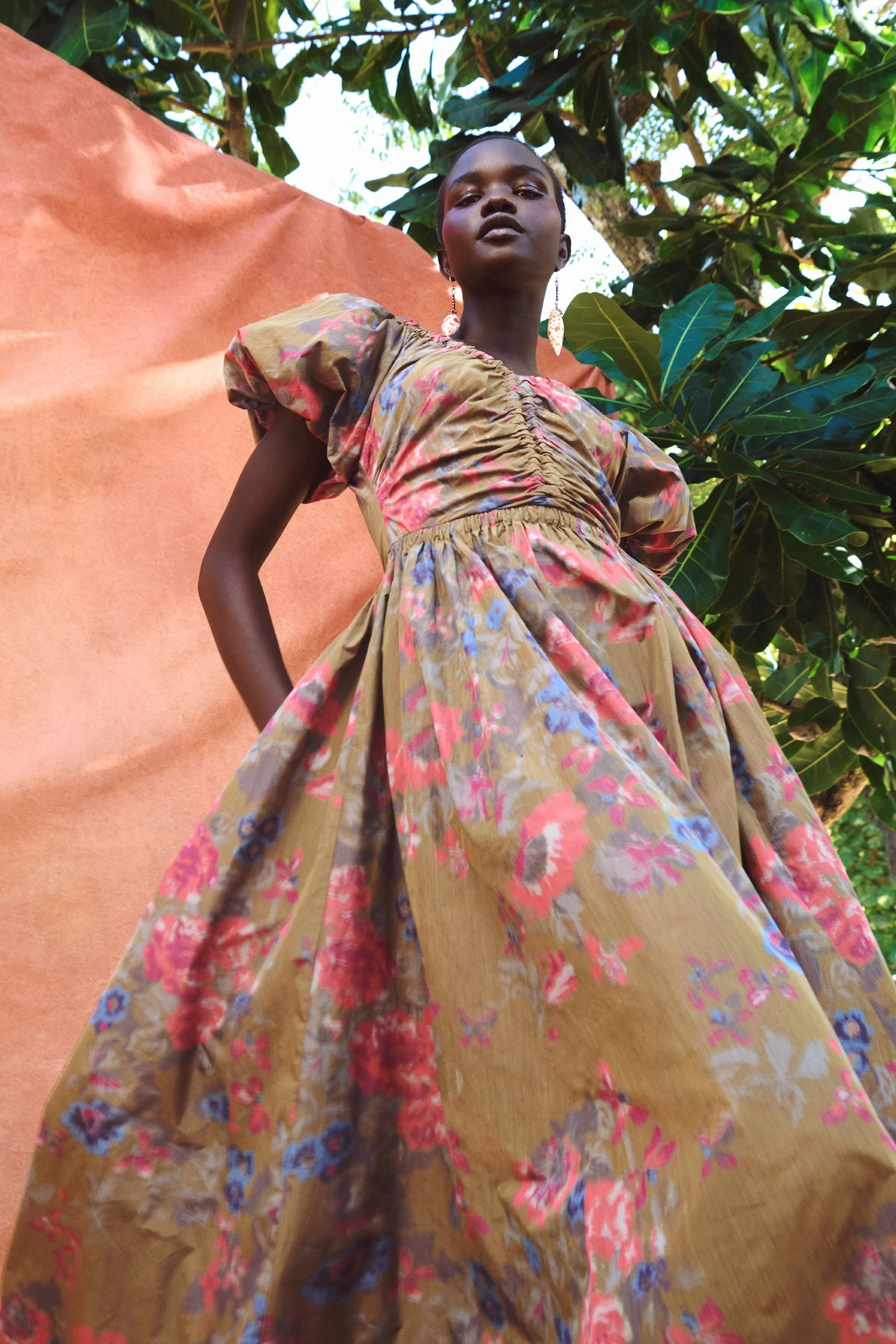 ULLA JOHNSON Cecile Dress - Bamboo 4 ULLA JOHNSON Cecile Dress - Bamboo - Image 2