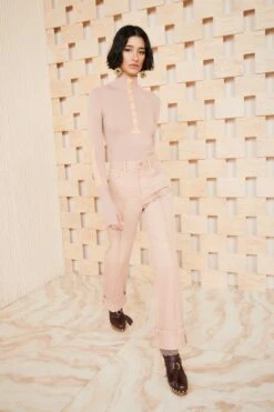 ULLA JOHNSON The Genevieve Jean - Rosewood Wash -fashion store ULLA JOHNSON GENEVIEVE JEAN ROSEWOODWASH UJ990420 view 2