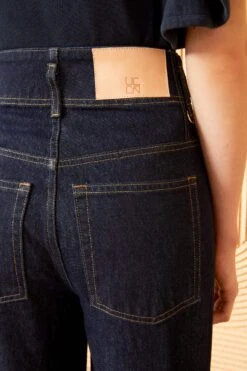 ULLA JOHNSON The Yvette Jean - Tigris Rigid Wash -fashion store ULLA JOHNSON YETTE JEAN TIGRIS RIGID WASH 03