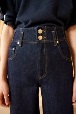 ULLA JOHNSON The Yvette Jean - Tigris Rigid Wash -fashion store ULLA JOHNSON YETTE JEAN TIGRIS RIGID WASH 04