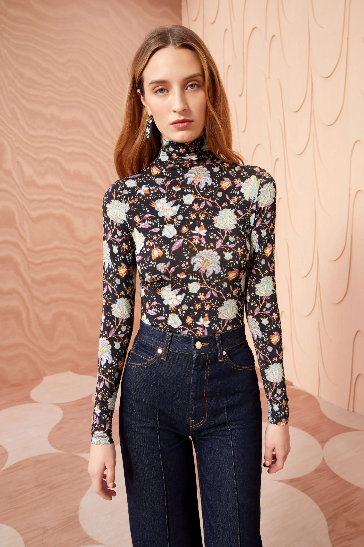 ULLA JOHNSON Aurelia Turtleneck - Nuit 3 ULLA JOHNSON Aurelia Turtleneck - Nuit