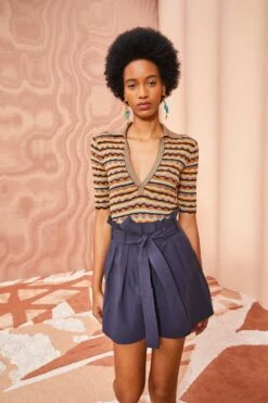 fashion store 46 ULLA JOHNSON Abri Shorts - Midnight