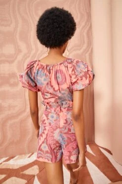 ULLA JOHNSON Abri Shorts - Passionflower 9 ULLA JOHNSON Abri Shorts - Passionflower -fashion store ULLA JOHNSON Abri Shorts PASSIONFLOWER 03