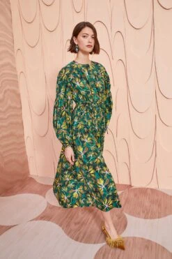 fashion store 52 ULLA JOHNSON Adalie Dress - Tigerlily