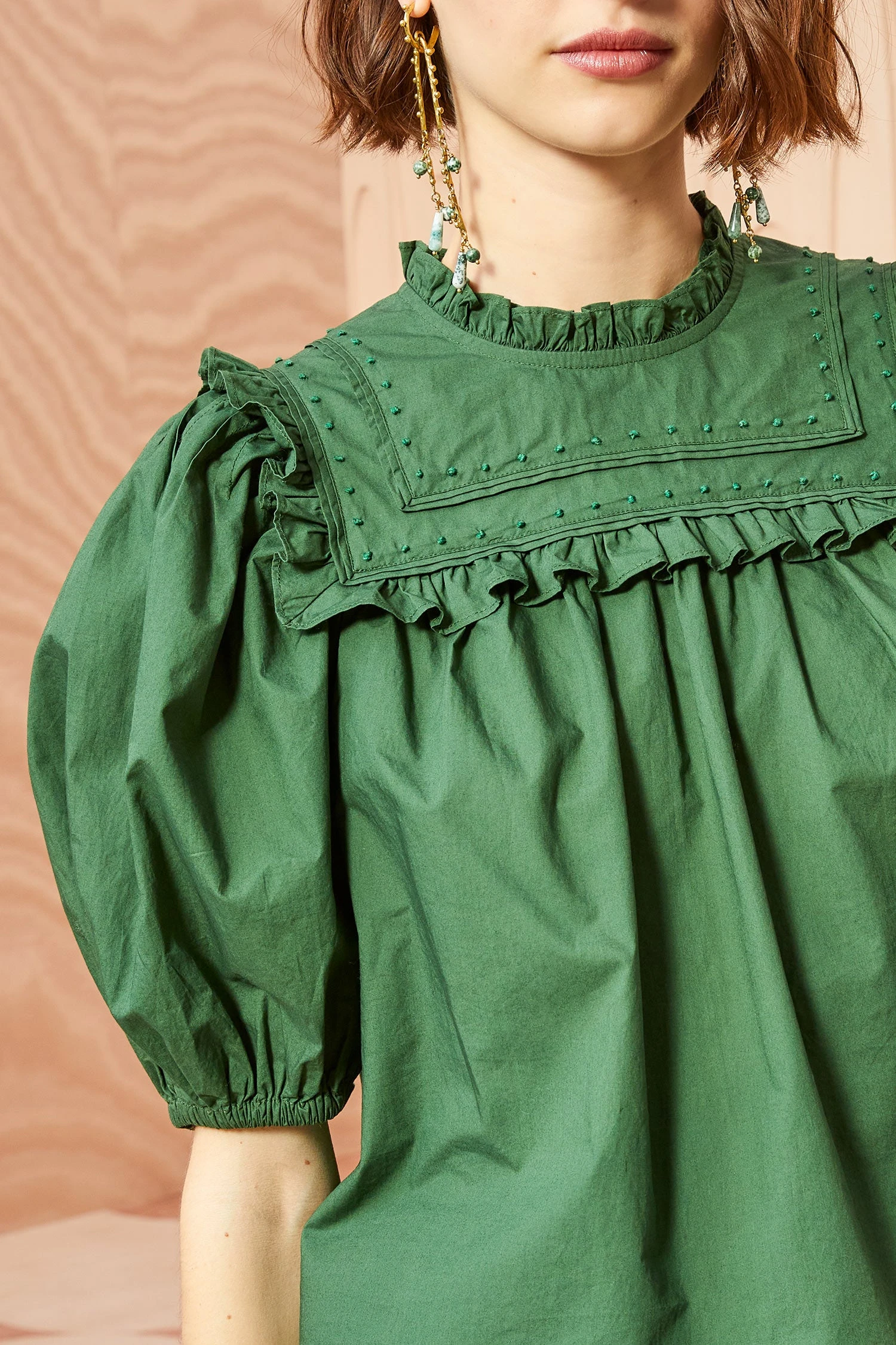 ULLA JOHNSON Adeline Top - Juniper 4 ULLA JOHNSON Adeline Top - Juniper - Image 2