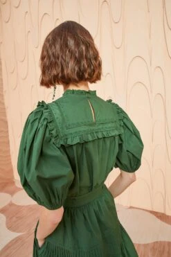 ULLA JOHNSON Adeline Top - Juniper 10 ULLA JOHNSON Adeline Top - Juniper -fashion store ULLA JOHNSON Adeline Top JUNIPER 04