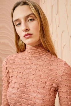 fashion store -fashion store ULLA JOHNSON Adora Turtleneck COPPER 02 ALT UPDATE