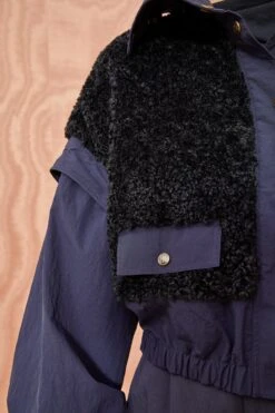 ULLA JOHNSON Aidan Jacket - Midnight -fashion store ULLA JOHNSON Aidan Jacket MIDNIGHT 0076