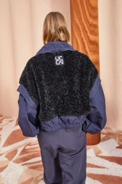 ULLA JOHNSON Aidan Jacket - Midnight -fashion store ULLA JOHNSON Aidan Jacket MIDNIGHT 0171