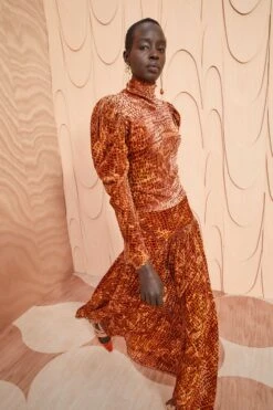 ULLA JOHNSON Althea Turtleneck - Sienna -fashion store ULLA JOHNSON Althea Turtleneck SIENNA 0075