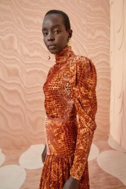 ULLA JOHNSON Althea Turtleneck - Sienna -fashion store ULLA JOHNSON Althea Turtleneck SIENNA 0137